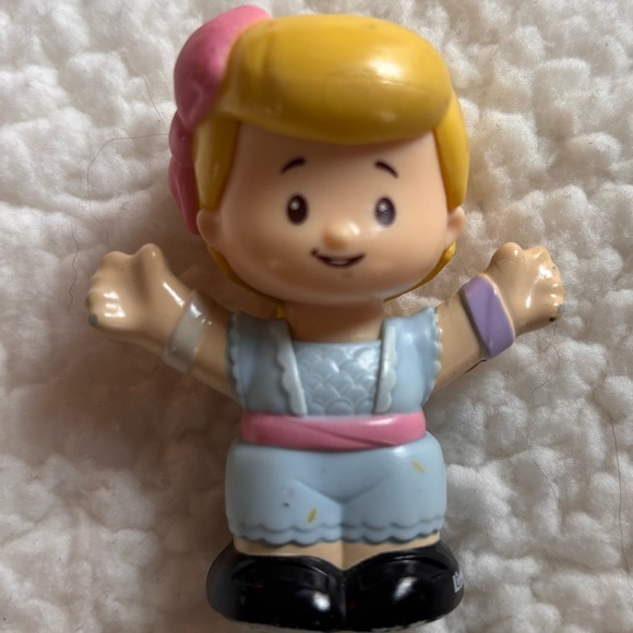 Set of Five Fisher Price Little People Eddie Sofie Pilot Construction Worker Boy - Picture 8 of 9